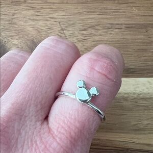Pandora Silver Mickey Mouse Ring